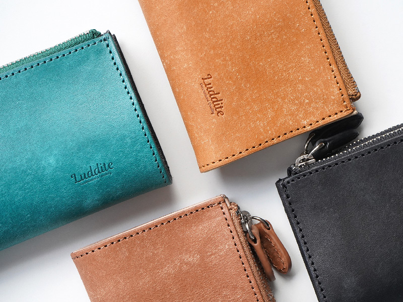 【イタリアンレザー MAYA】ペンケース 仕切りあり 2ポケット付き ベンディ 本革 Luddite ラダイト