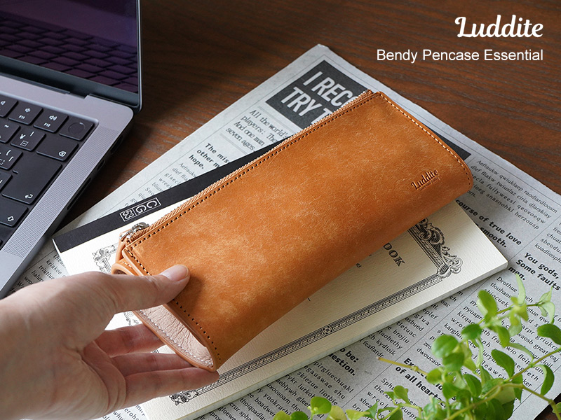 【イタリアンレザー MAYA】ペンケース ロール ベンディ エッセンシャル 本革 Luddite ラダイト