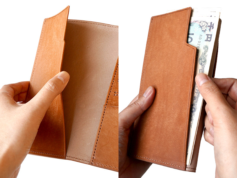 【イタリアンレザー MAYA】長財布 二つ折り 本革 Luddite ラダイト