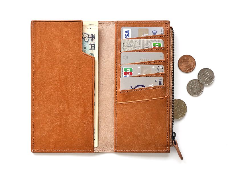 【イタリアンレザー MAYA】長財布 二つ折り 本革 Luddite ラダイト