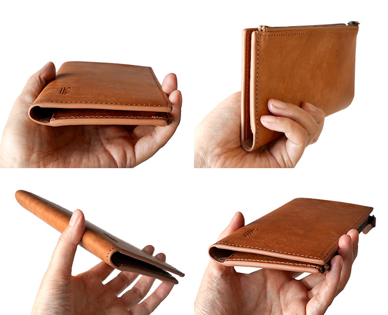 【イタリアンレザー MAYA】長財布 二つ折り 本革 Luddite ラダイト