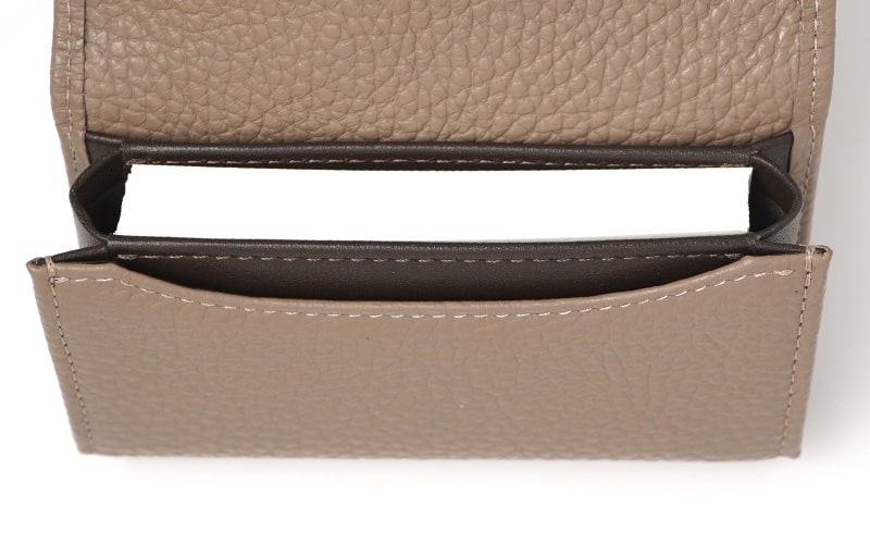 名刺入れ 風琴マチ【シュリンクレザー】 名刺入れ / カードケース 大容量 Vintage Revival Productions 本革 日本製