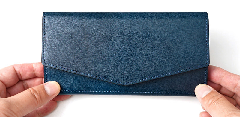 【栃木レザー】コンパクト 長財布 Vintage Revival Productions Loneo basic 本革 日本製