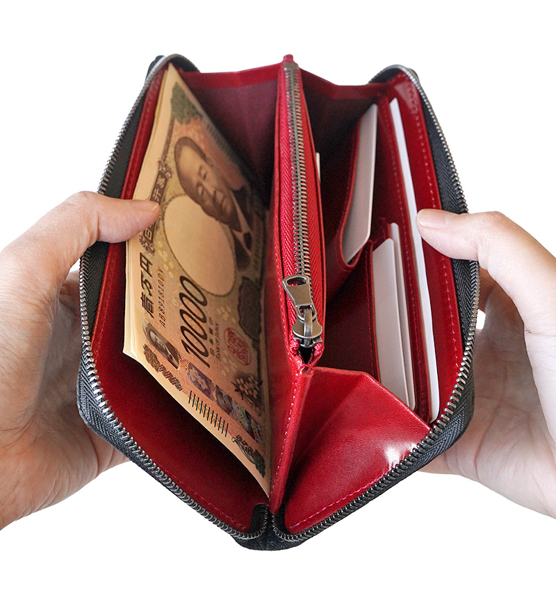 【象革】長財布 ラウンドファスナー 本革 ZOO 日本製