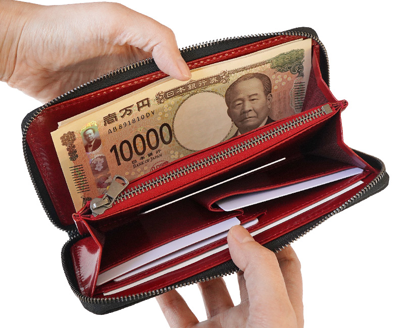 【象革】長財布 ラウンドファスナー 本革 ZOO 日本製